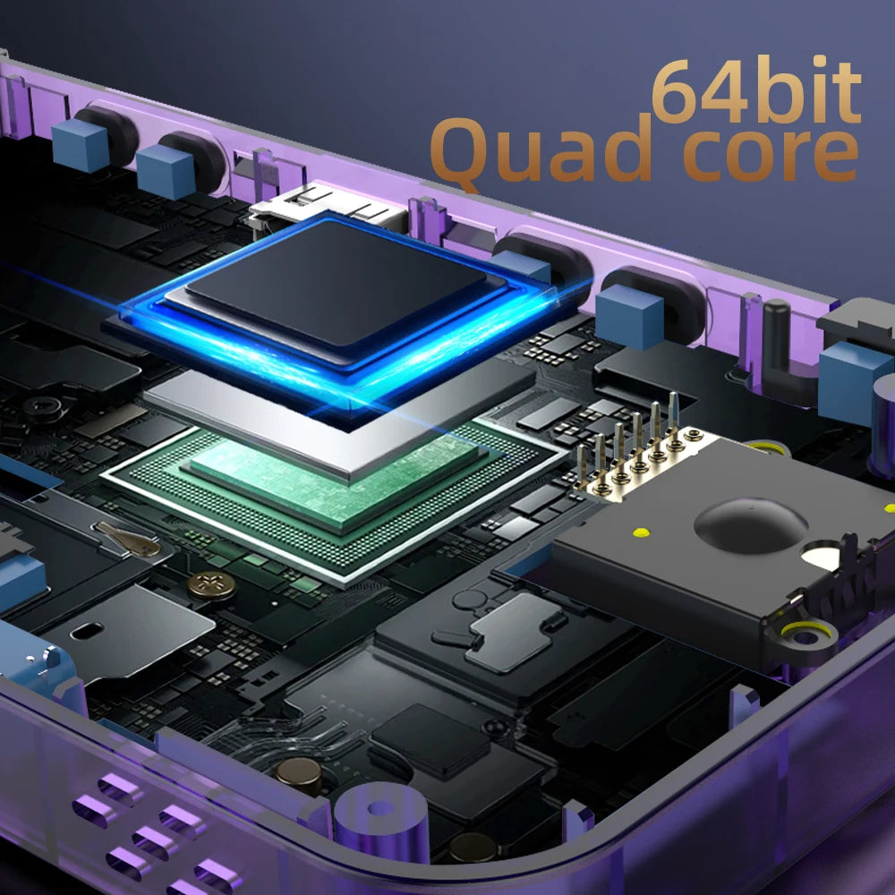 New R36H Retro Handheld Console Open-Source Linux System Classic Game Consoles 3.5 inch IPS Screen 64G Portable Video Player