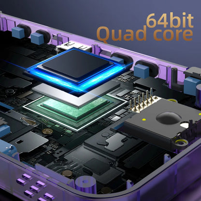 New R36H Retro Handheld Console Open-Source Linux System Classic Game Consoles 3.5 inch IPS Screen 64G Portable Video Player