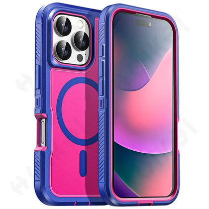 Case For iPhone 16 15 14 13 12 11 Pro XR Max Plus Heavy Duty Shockproof Anti-Scratch Rugged Protective with Kickstand Cover