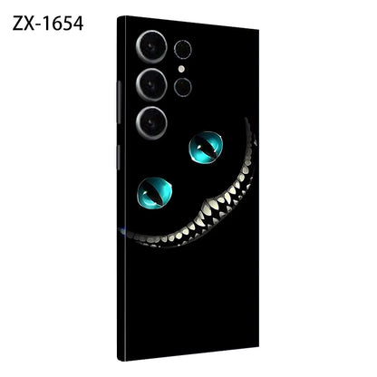 Colorful Decal Skin for Samsung Galaxy S24 S23 S25 Ultra Plus S24Ultra Back Screen Protector Cover Wrap Stones Sticker