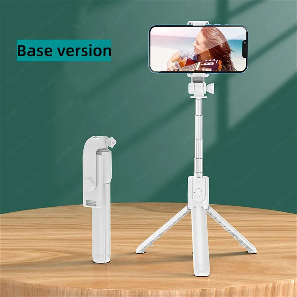 Wireless Selfie Stick Portable Tripod Stand Multifunctional Tripod With Wireless Bluetooth Remote Shutter For IOS Android Phone