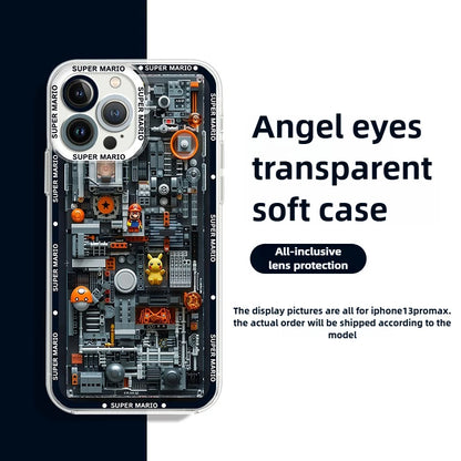 Super M-Marios Bros Clear TPU Case for Xiaomi Redmi Note 14 13 12 5G Plus 11 Pro 14C 13C 12C 10S 9 4G A2 A1 Soft Silicone Cover