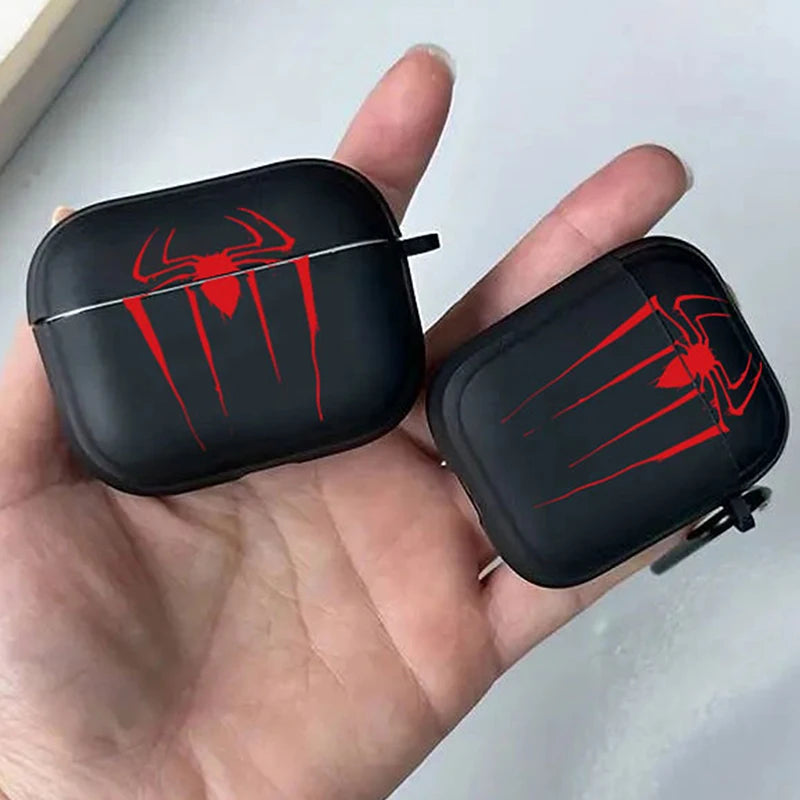 Hot Off Stylish Black Airpods Case Clear Case For Airpods 4 2 3 Pro 2 Generation Airpod Pro Cover Gift For Boyfriend Earphone