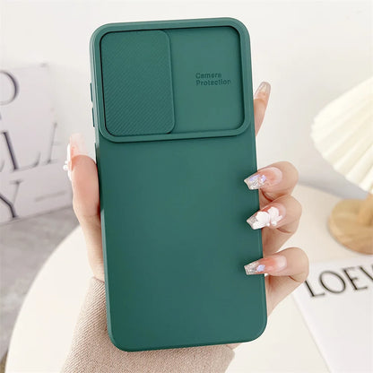 Slide Camera Protection Case For Samsung S25 A16 A06 S24 S23 S22 S21 Ultra Plus FE A34 A24 A14 A54 A73 A53 A33 A51 A55 A35 Cover