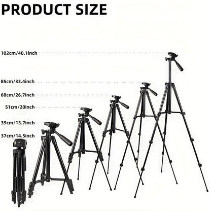 Travel Self Tripod Universal Phone Camera Tripod Stand with Bluetooth Remote Phone Clip For Canon Nikon DSLR SLR Digital Camera