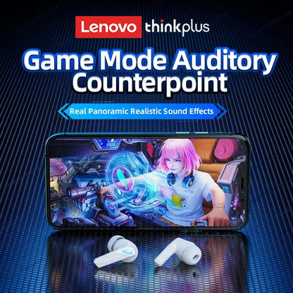 Lenovo GM2Pro Wireless Bluetooth Headset LED Light Waterproof Noise Cancelling Earbuds Wireless Headphones Bluetooth Earphones