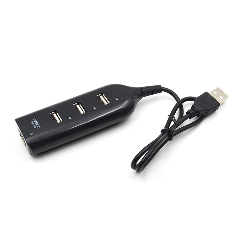 4Ports USB 2.0 Hubs Multi USB Splitter Hub Expander High Speed Transfer OTG Adapter for PC Macbook Laptop Computer Accessories