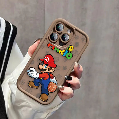 Super M-Mario Bros Game Phone Case For Realme C20 C21Y C30 C31 C33 C35 C53 C55 12 11 8 8I 7I 5 GT 3 NARZO 50 5G Case Funda Shell