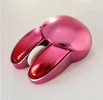 Cute Rabbit Ear Shape Dual-Mode Mouse 2.4G+Bluetooth Lightweight Mute Ergonomic Plating Portable Mice For PC Laptop Office Home