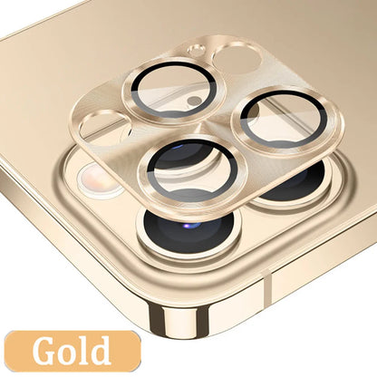 Armor Camera Lens Protector Film For iPhone 11 12 13 14 15 Pro Max 15Plus  Metal Case Ring Back Lens Tempered Glass Lens Film