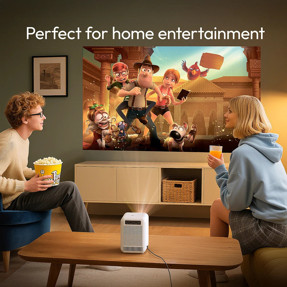 BYINTEK LOVE U4 Smart Mini Home Theater Projector 4K 1080P Video Android WIFI for Smartphone Cinema