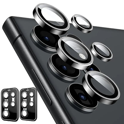 Metal Lens Ring Glass For Samsung Galaxy S26 S25 S24 S22 S23 Ultra Plus Camera Protector Cover For Samsung S26 Ultra Accessories