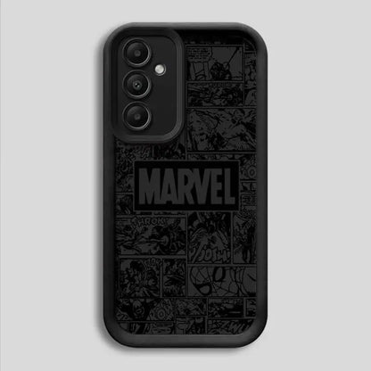 Phone Case for Samsung Galaxy A15 A25 A35 A55 A51 A71 A72 A73 A52 A52s A53 A54 5G TPU Silicone Soft Avengers Marvel Logo Comics