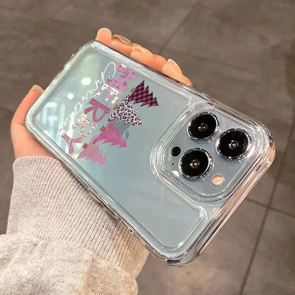 Christmas Tree Letter Snowflake Design Phone Case For iPhone 17 16 15 14 Plus 13 12 11 Pro MAX 16E 17 Air Phone Cover