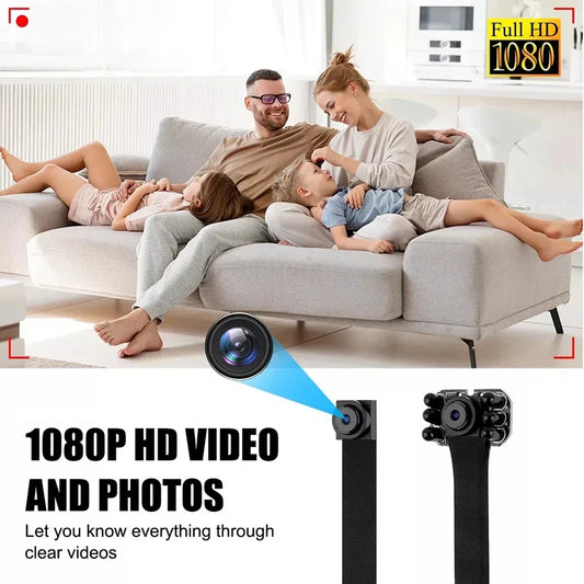 HD1080P Wifi Mini Camera DIY Portable Small Cam  Micro Camcorder P2P Wireless Webcam Loop Recording Support Remote Viewing