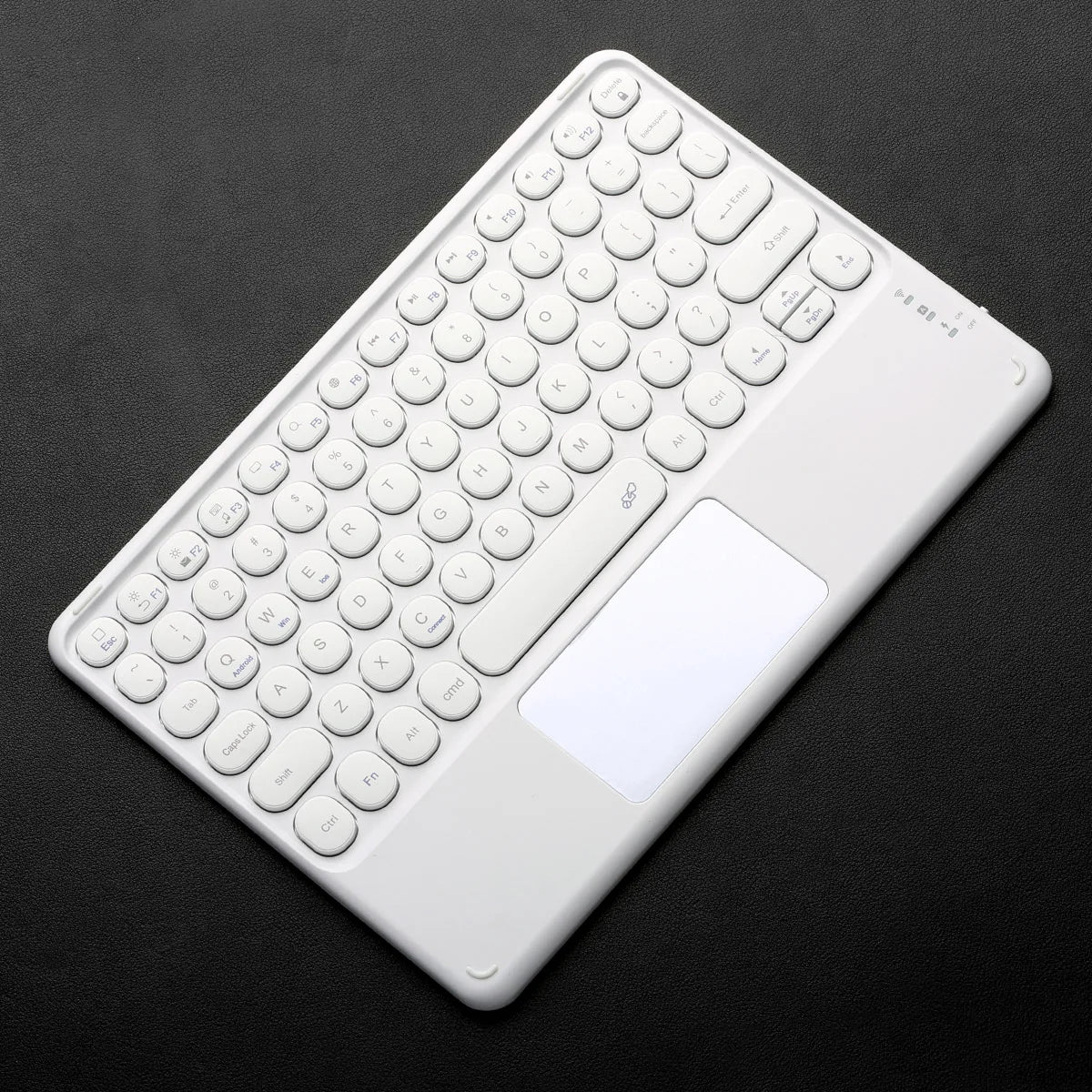 Wireless Keyboard with Touchpad,Ultra-Slim Portable Bluetooth Rechargeable Keyboard,Wireless Keyboard for iOS Android Windows