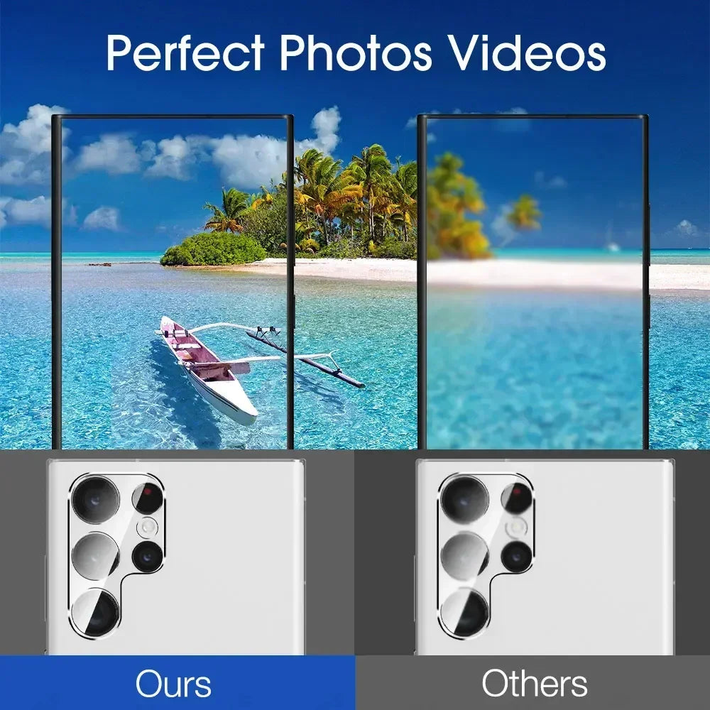 9H Camera Lens Protector For Samsung Galaxy S25 S24 S23 S22 S21 Plus Ultra S20FE Lens Cover Tempered Glass for Samsung S24 S25U