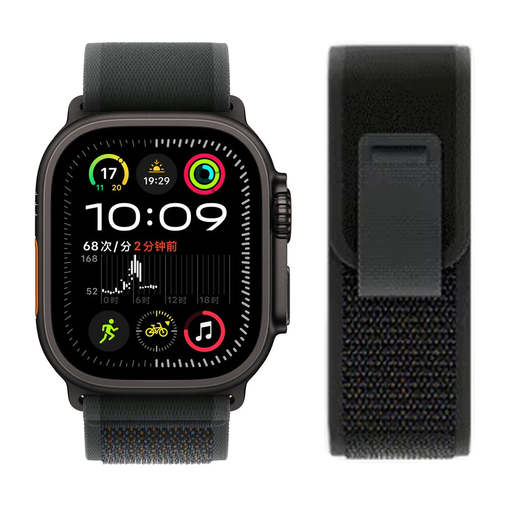 Trail Loop For Apple Watch Band Ultra 3 11 10 9 8 7 6 5 SE 49mm 46mm 45mm 42mm 44mm 40mm 41 Sport bracelet correa iwatch Straps