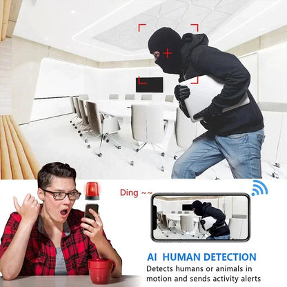 Full HD 1080p Mini Secret Camera XD WiFi Night Vision Camera IR-CUT Home Security Camera HD Video Recorder