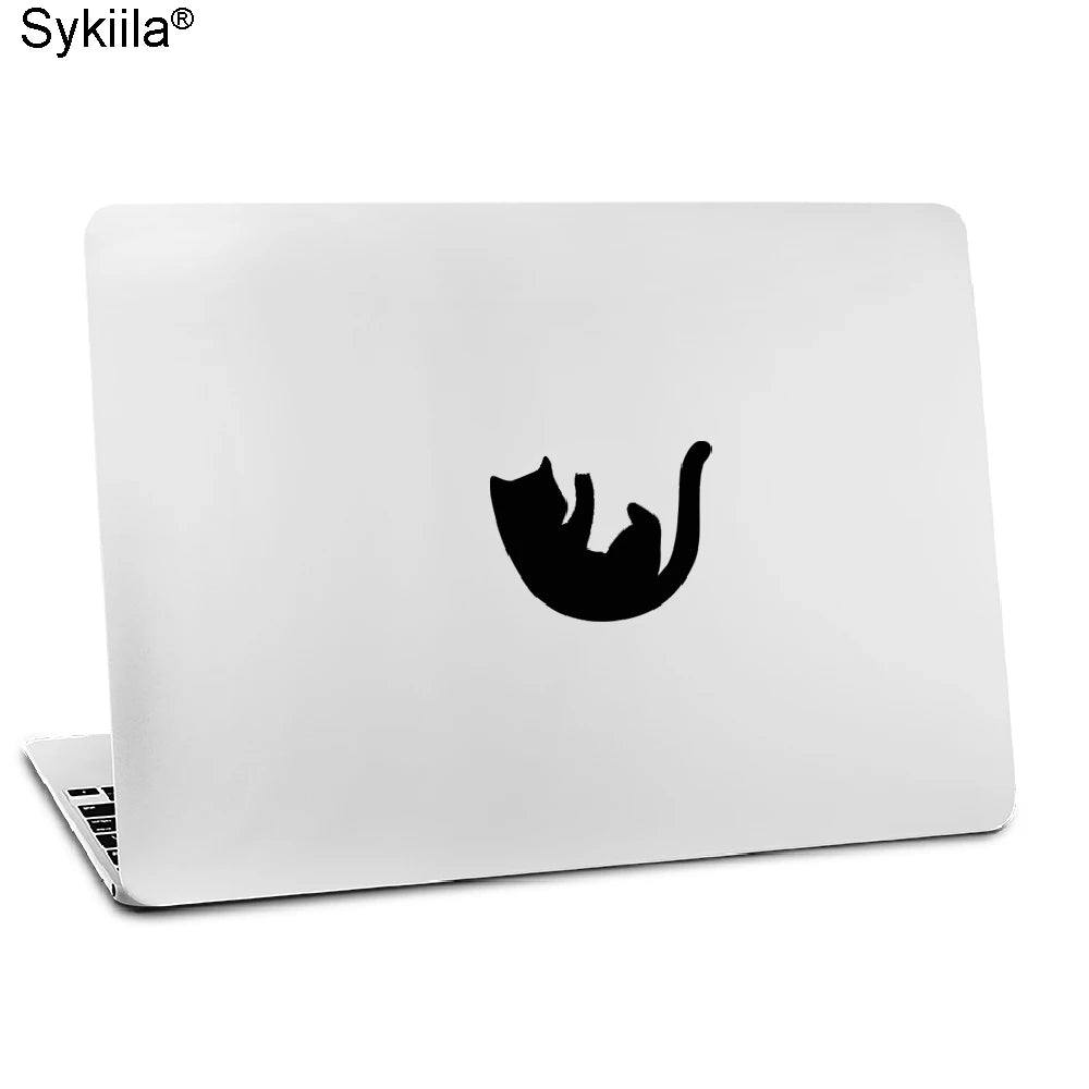 Vinyl Sticker for apple macbook air 11 13 inches for Mac Pro Retina 13 15 Skins cover Glow Black decal Cat Monkey wolf Touch