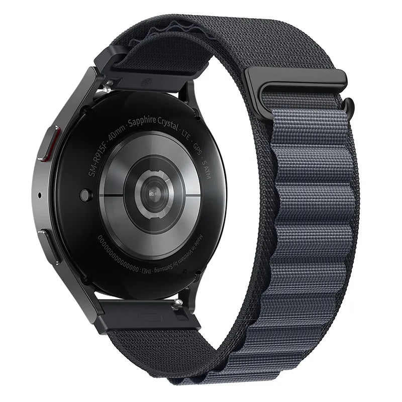 22mm 20mm Alpine Loop Band for Samsung Galaxy Watch 7/6/5/4/3 Nylon Strap for Huawei Watch 5/GT6/GT5/GT4 3 Pro/Amazfit GTR 4/GTS
