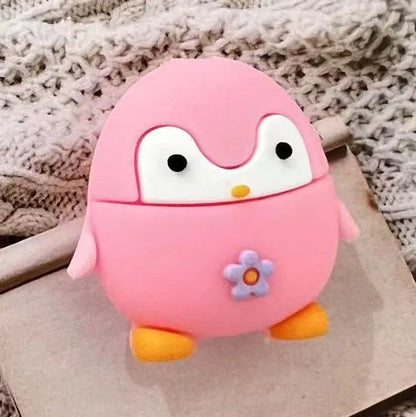 Penguin Cartoon Cable Protector Cute Charger Protector Cable Winder Organizer Data Line Cord Protective Cover For iPhone