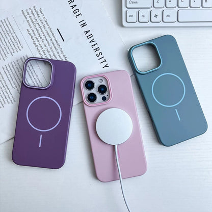 For Magsafe PC Slim Magnetic Phone Case For iPhone 17 Air 16 Pro Max 16E 11 12 13 14 15 Plus 17 Pro Max Matte Bumper Hard Cover