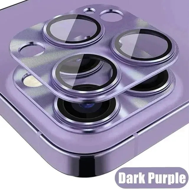 Armor Camera Lens Protector Film For iPhone 11 12 13 14 15 Pro Max 15Plus  Metal Case Ring Back Lens Tempered Glass Lens Film
