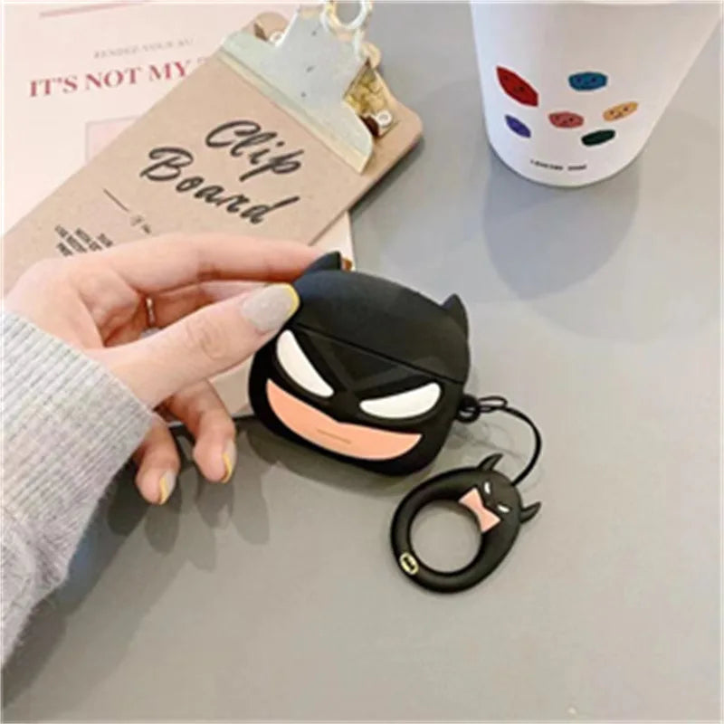 3D Cartoon Case for AirPods 4 2024 New Silicone Earphone Charging Case for AirPods Pro 2 Cover for AirPods 3 With Hook