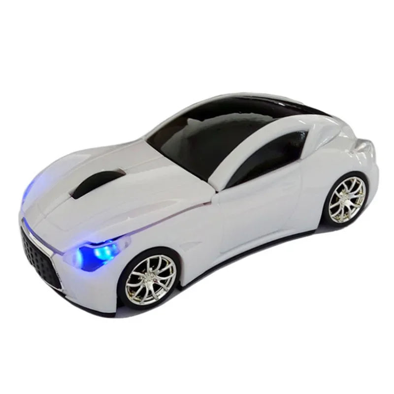 InfiCar Wireless Mouse Cute Novelty Creative Laptop Desktop Computer Sports Car Mouse Gift