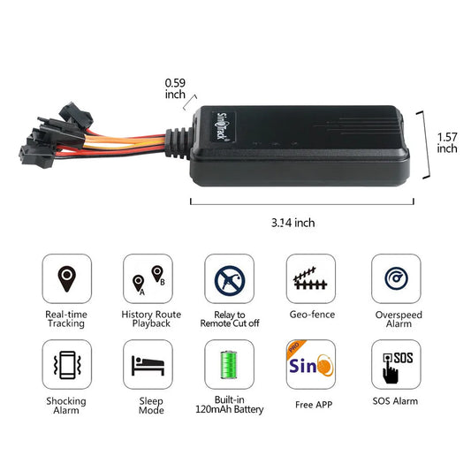 SinoTrack 4G GPS tracker ST-906L for Car motorcycle vehicle tracking device with Cut Off Oil Power Free APP