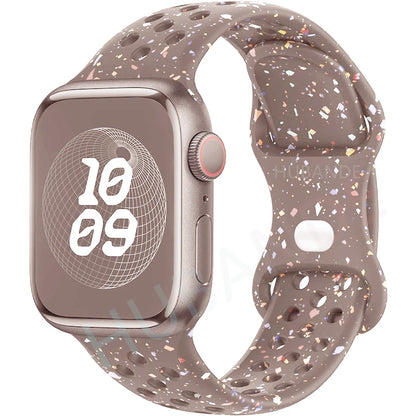 Strap For Apple Watch Band 44mm 49mm 45mm 40mm 41mm 38mm 42mm correa Breathable sports bracelet iwatch series 8 SE 7 6 5 9 Ultra