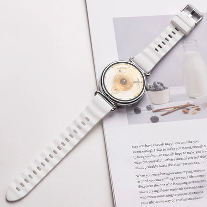 18mm Silicone Band for Huawei Watch GT6 41mm Sport Strap Metal Buckle Correa for Huawei Band GT6 Smartwatch Replacement Bracelet