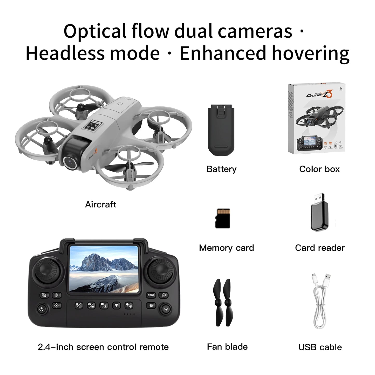 2026 YL3 Drone Professional 8K Camera with 5G WiFi FPV UAV Screen Remote Control and Obstacle Avoidance Quadcopter