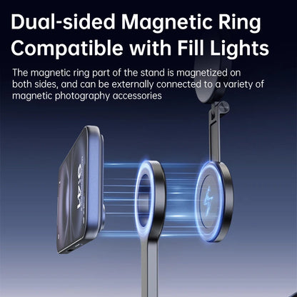 T18 Magnetic Phone Tripod Wireless Phone Grip Selfie Stick Desktop Tripod