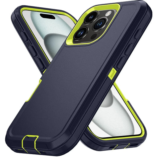 Otter Armor Box Shockproof Defender Phone Case for Iphone 16 11 12 13 14 15 Pro Max XSMAX 7 8 SE2 16E Hard Back Cover with Clip