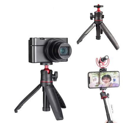Mini Extendable Tripod Portable Desktop Tripod Stand Adjustable Stable Holder With 1/4-20 Screw Mount For Phone/Camera/GoPro/DJI