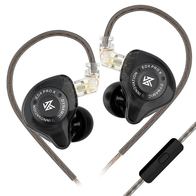 KZ EDX PRO X Dynamic Drive Earphone HIFI Bass Music Earbud Sport Noise Cancelling Headset KZ EDXPROX ZSTX ZSN PRO ZAS EDA ZVX