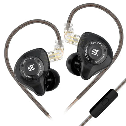 KZ EDX PRO X Dynamic Drive Earphone HIFI Bass Music Earbud Sport Noise Cancelling Headset KZ EDXPROX ZSTX ZSN PRO ZAS EDA ZVX
