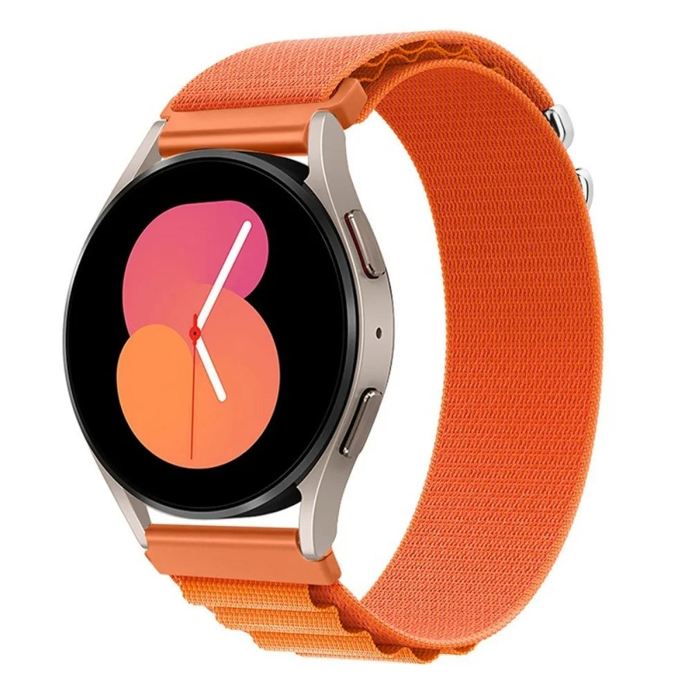 22mm 20mm Alpine Loop Band for Samsung Galaxy Watch 7/6/5/4/3 Nylon Strap for Huawei Watch 5/GT6/GT5/GT4 3 Pro/Amazfit GTR 4/GTS