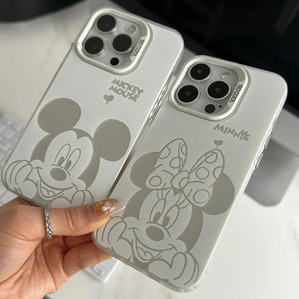 Cartoon Mickey Phone Case For Samsung Galaxy S25 S24 S23 S22 S21 Plus FEUltra A36 A26 A55 A35 A25 A34 A54 A53 A52 Y2K Back Cover