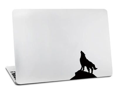 Vinyl Sticker for apple macbook air 11 13 inches for Mac Pro Retina 13 15 Skins cover Glow Black decal Cat Monkey wolf Touch