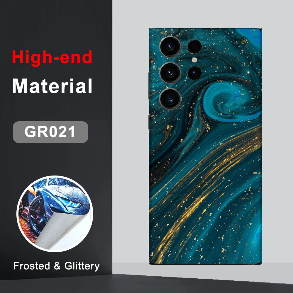 CASEKiTTY Skin For Galaxy S24 Ultra Back Film Samsung S23 Ultra Sticker S22 Plus Protective Decal Wrap Screen Protector No Case