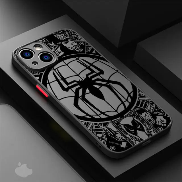 Marvel Spider Man Phone Case for Apple iPhone 15 SE 7 6S Plus XS X XR 13 Pro Max 12 Mini 8 14 Plus 11 13 Soft Funda Cover