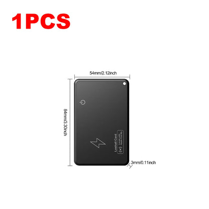1-50PCS Wallet Tracker Card Wireless Charging Smart Tag Device With Apple Find My App Bluetooth Tracker For Iphone GPS Tracker