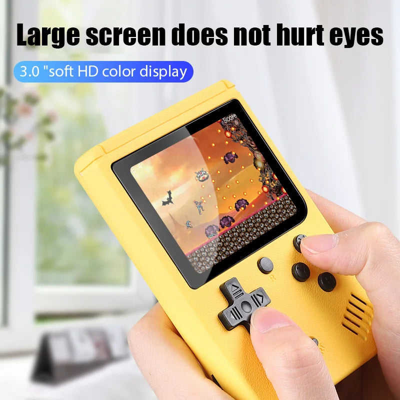 8-Bit Video Game Console 3.0 Inch LCD Retro Portable Mini Game Player Built-in 400 games AV Handheld Game Console For Kids Gift