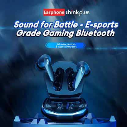100% Original Lenovo GM2 Pro Bluetooth Wireless Earphone High-Quality Noise-Canceling TWS Gaming Earbuds With Multiple Devices