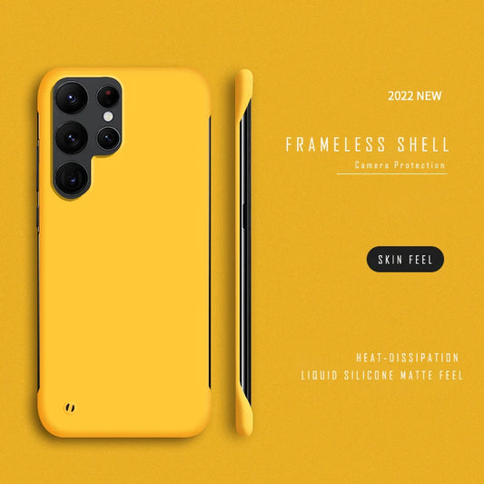 Ultra Slim PC Frameless Case For Samsung S25 Ultra S24 Plus S23 S22 S21 S20 S24 FE Note 20 Ultra 10 Plus Matte Hard Phone Cover