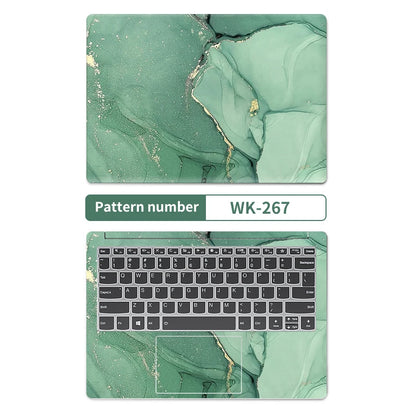 DIY Marble Cover Laptop Skins Vinyl Stickers 13"14"15.6"17.3"PVC Film Waterproof Skin Decorate Decal for Macbook/Lenovo/HP/Acer