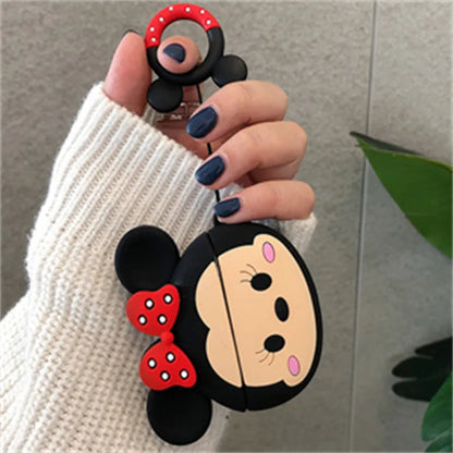 3D Cartoon Case for AirPods 4 2024 New Silicone Earphone Charging Case for AirPods Pro 2 Cover for AirPods 3 With Hook